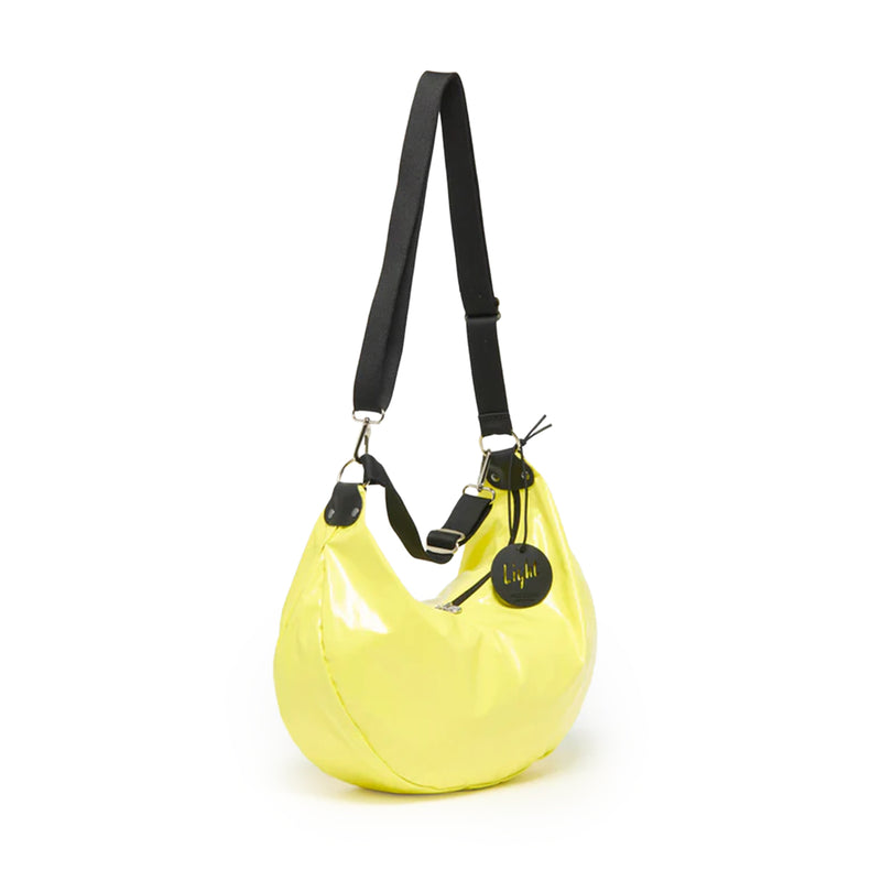 CHARLIE 2 WAYS EXTRA LIGHT HALF-MOON BAG Lime