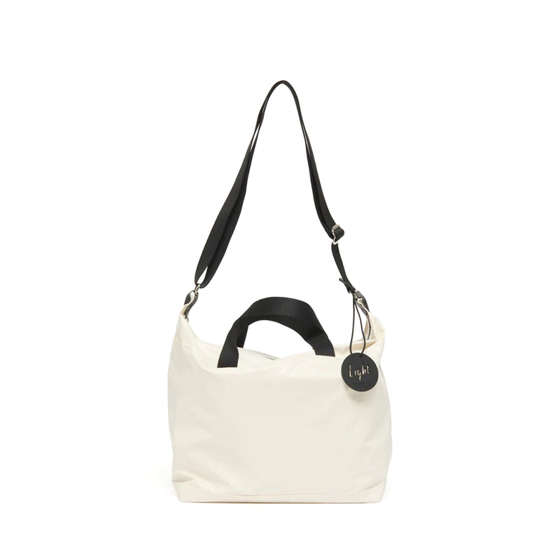 Orta White 2 WAYS EXTRA LIGHT HOBO BAG