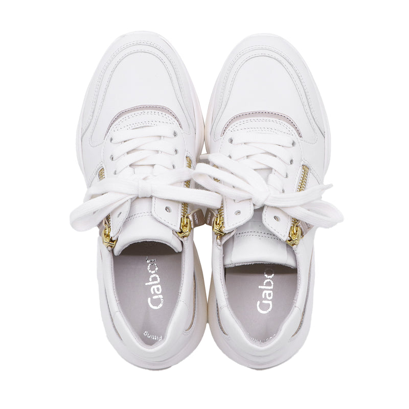 Jana White Combi Ultra Light Soft Walking Sneakers