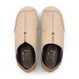 JAY2 Beige Combi Soft Walking Slip-Ons