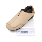 JAY2 Beige Combi Soft Walking Slip-Ons