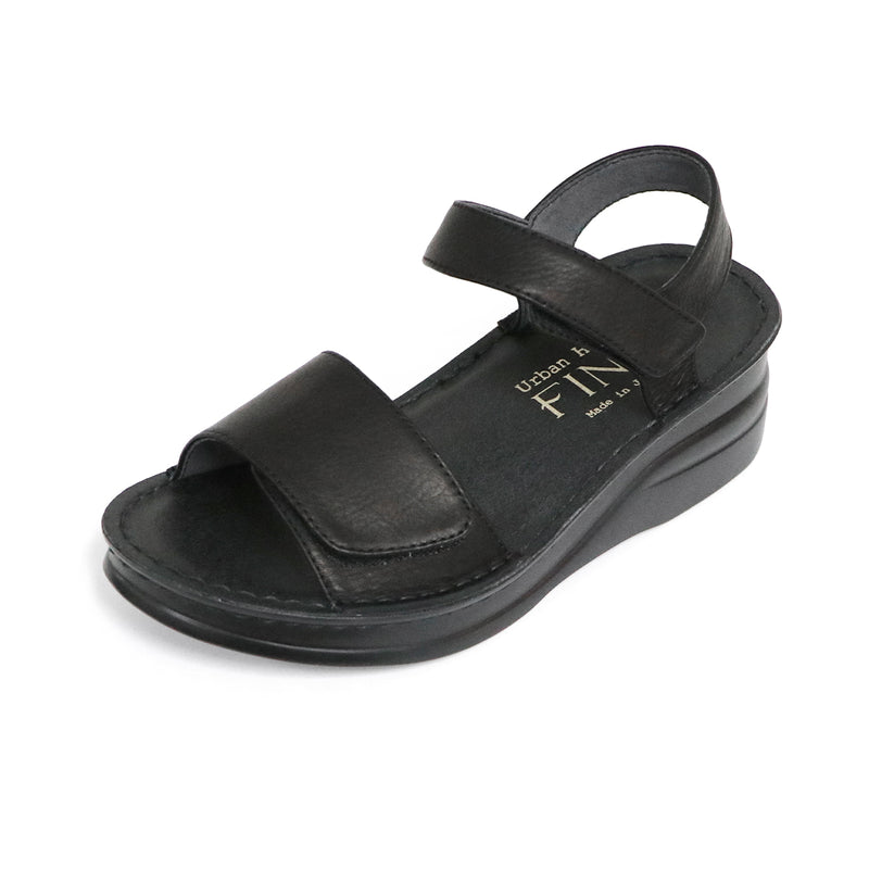 Karu Black Real Support Sandals