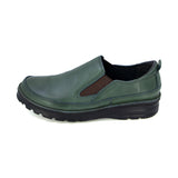 Ken2 Navy Green Light and Wide Fit Slip on
