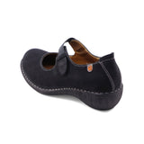 KIKA STRAP Black Mary Jane Wedges