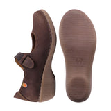 KIKA STRAP Coffee Brown Mary Jane Wedges