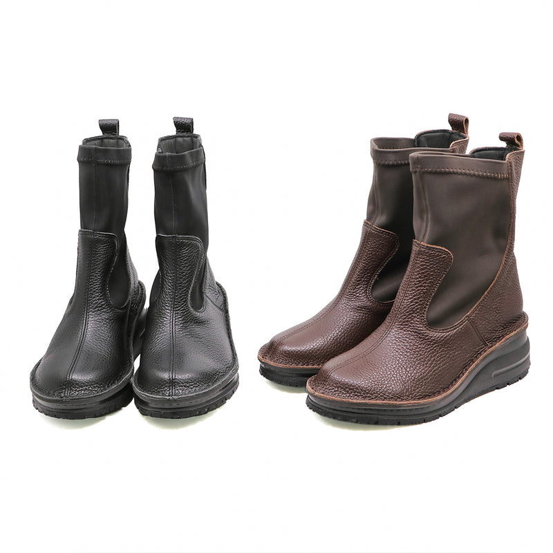 Kiina Choco Brown ANTI-SLIP Stretch Boots