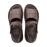 KISA Grey Brown Real Support Sandals