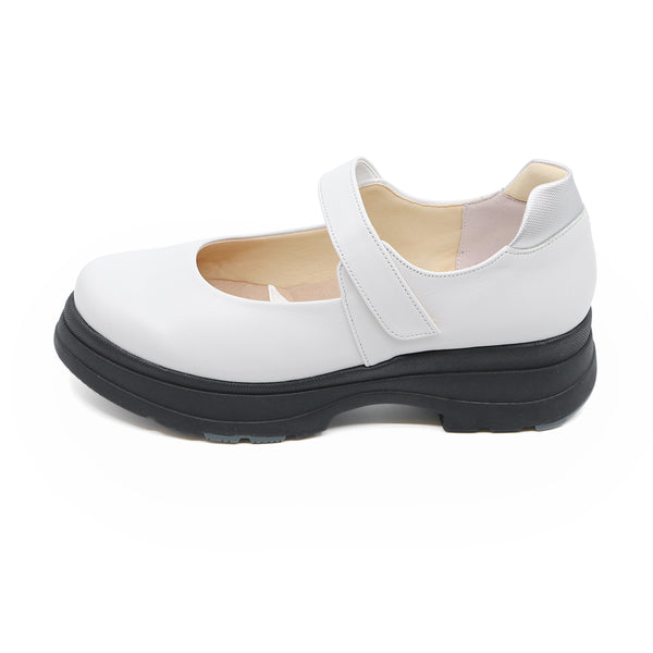 KOEMI White Combi Anti Slip Soft Walking Strap