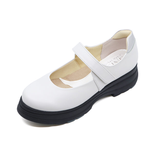 KOEMI White Combi Anti Slip Soft Walking Strap