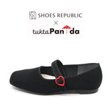 KOKOMI Mono Black Strap FLATS