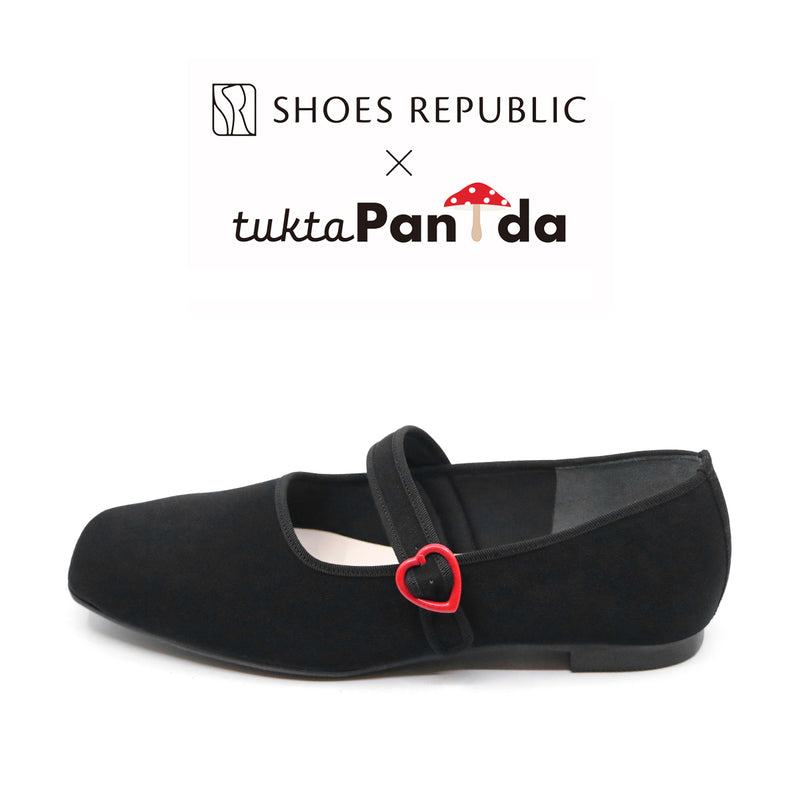 KOKOMI Mono Black Strap FLATS