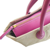 KOMBU Ultra light Tote Beige x Pink