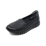 KORU Black Soft Walking Slip-ons