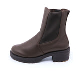 KOYUKI Dark Brown Anti-Slip Heel Boots
