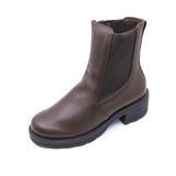 KOYUKI Dark Brown Anti-Slip Heel Boots