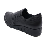 KURUMI Black Anti-Slip Soft Walking Slip-Ons