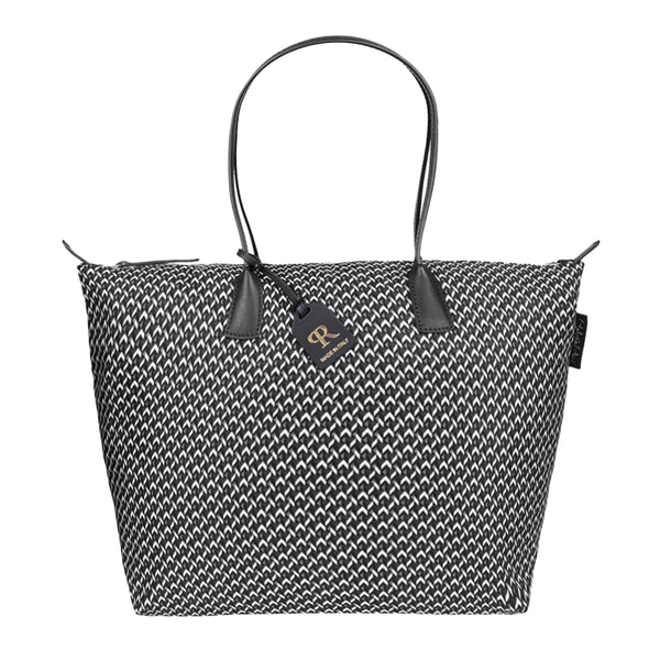 Robertina Large (LT) Black Tatami Tote Bag