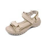 LEXA Natural Beige Soft Walking Sandals