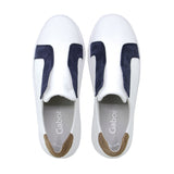 Maddie  Navy Combi Soft Walking Sneakers