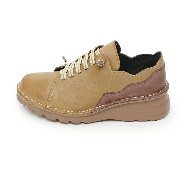 Manami Mustard Yellow Ultra Light Wide Fit Sneakers