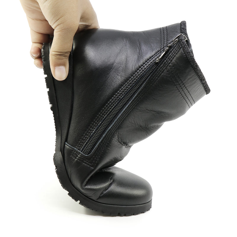 Marika Black Anti Slip Soft Wedge Boots