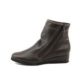 Marika Dark Brown Anti Slip Soft Wedge Boots