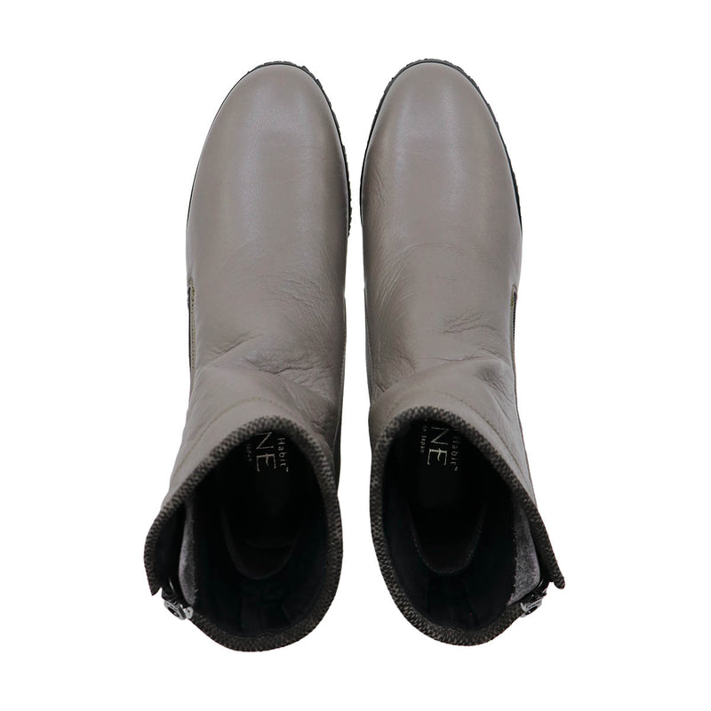 MARIKA Grey Anti Slip Soft Wedge Boots