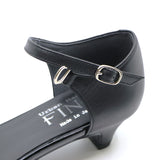 MARIN2 Black Balanced Heel Pumps