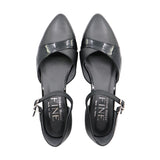 MARIN2 Black Balanced Heel Pumps