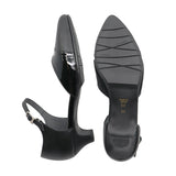 MARIN2 Black Balanced Heel Pumps