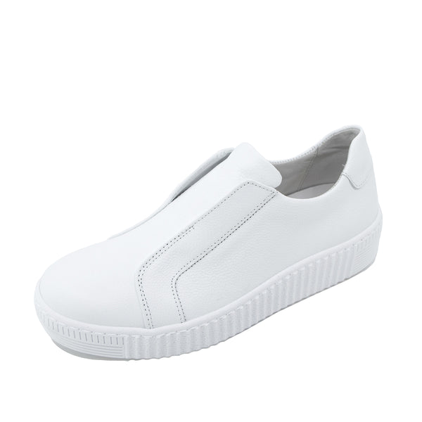 Maddie All White Soft Walking Sneakers