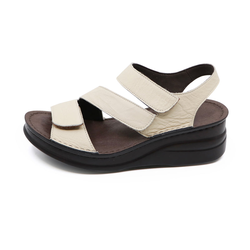 Meto Ivory Real Support Sandals