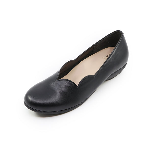 Mizuko Black Supported Rain Flats