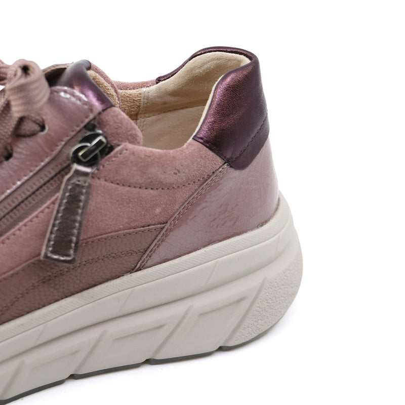 MIZZI Dark Rose Soft Walking Sneakers