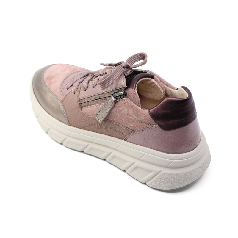 MIZZI Dark Rose Soft Walking Sneakers