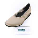 MORI Dark Beige Extra Soft Wide Fit Flats