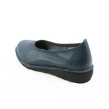 MORI Navy Extra Soft Wide Fit Flats