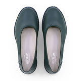 MORI Navy Extra Soft Wide Fit Flats