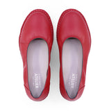 MORI Red Extra Soft Wide Fit Flats