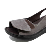 Nagi Dark Brown Real Support Sandals