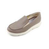 Nairi Choco Brown Soft Walking Slip-ons