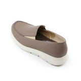 Nairi Choco Brown Soft Walking Slip-ons