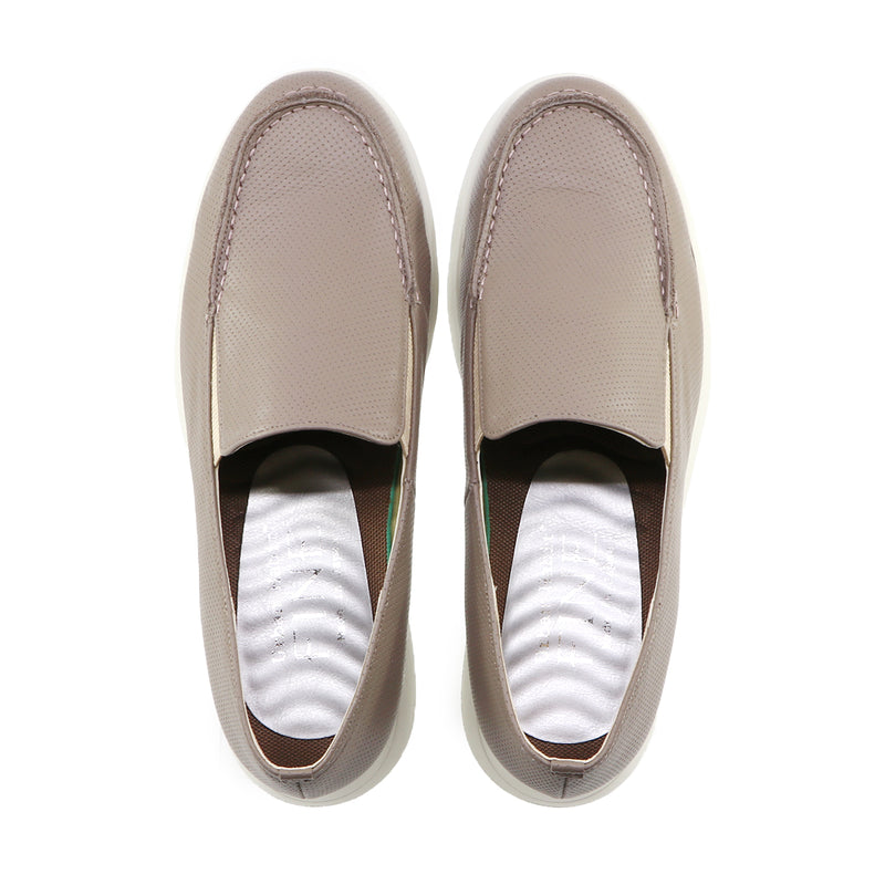 Nairi Choco Brown Soft Walking Slip-ons