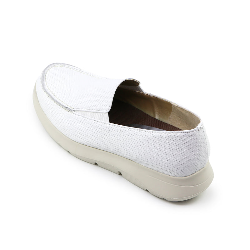 Nairi Off White Soft Walking Slip-ons