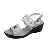 Nanae White Combi Soft Walking Sandals