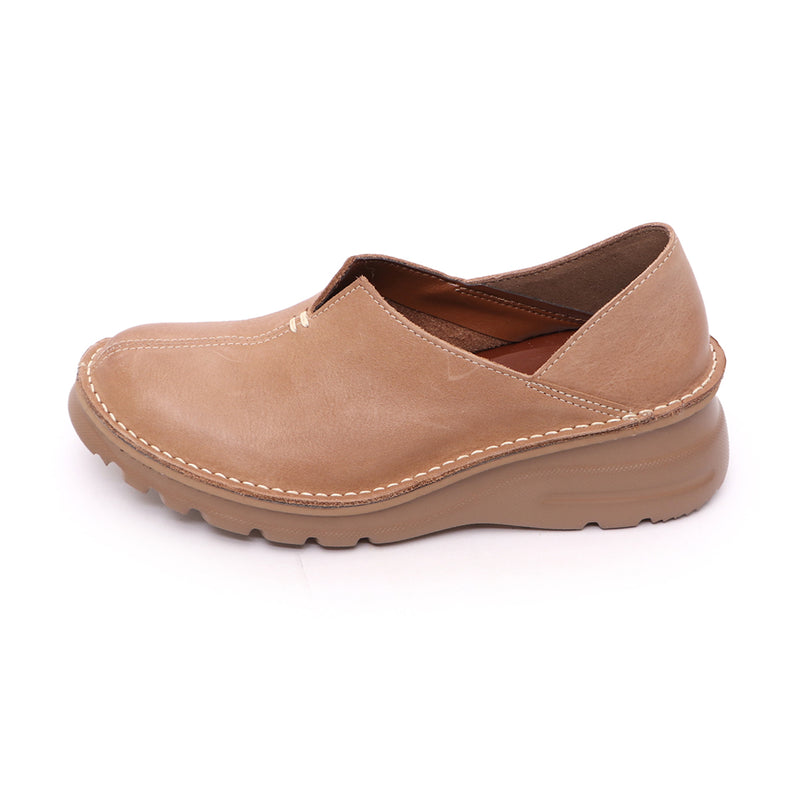 Natsumi Camel Ultra Light & Wide Fit Slip-ons