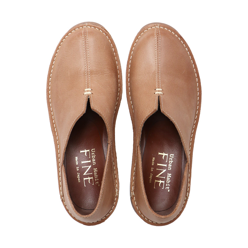 Natsumi Camel Ultra Light & Wide Fit Slip-ons