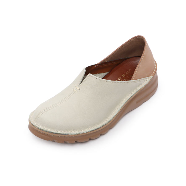 Natsumi Ivory Ultra Light & Wide Fit Slip-ons