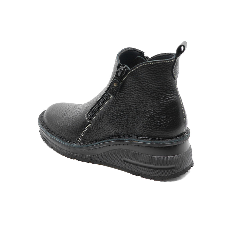 NAWA Shrink Black Anti-Slip Wide Fit Short Boots