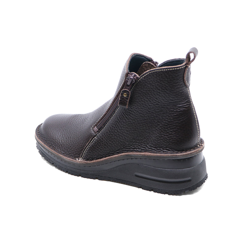 NAWA Shrink Choco Anti-Slip Wide Fit Short Boots